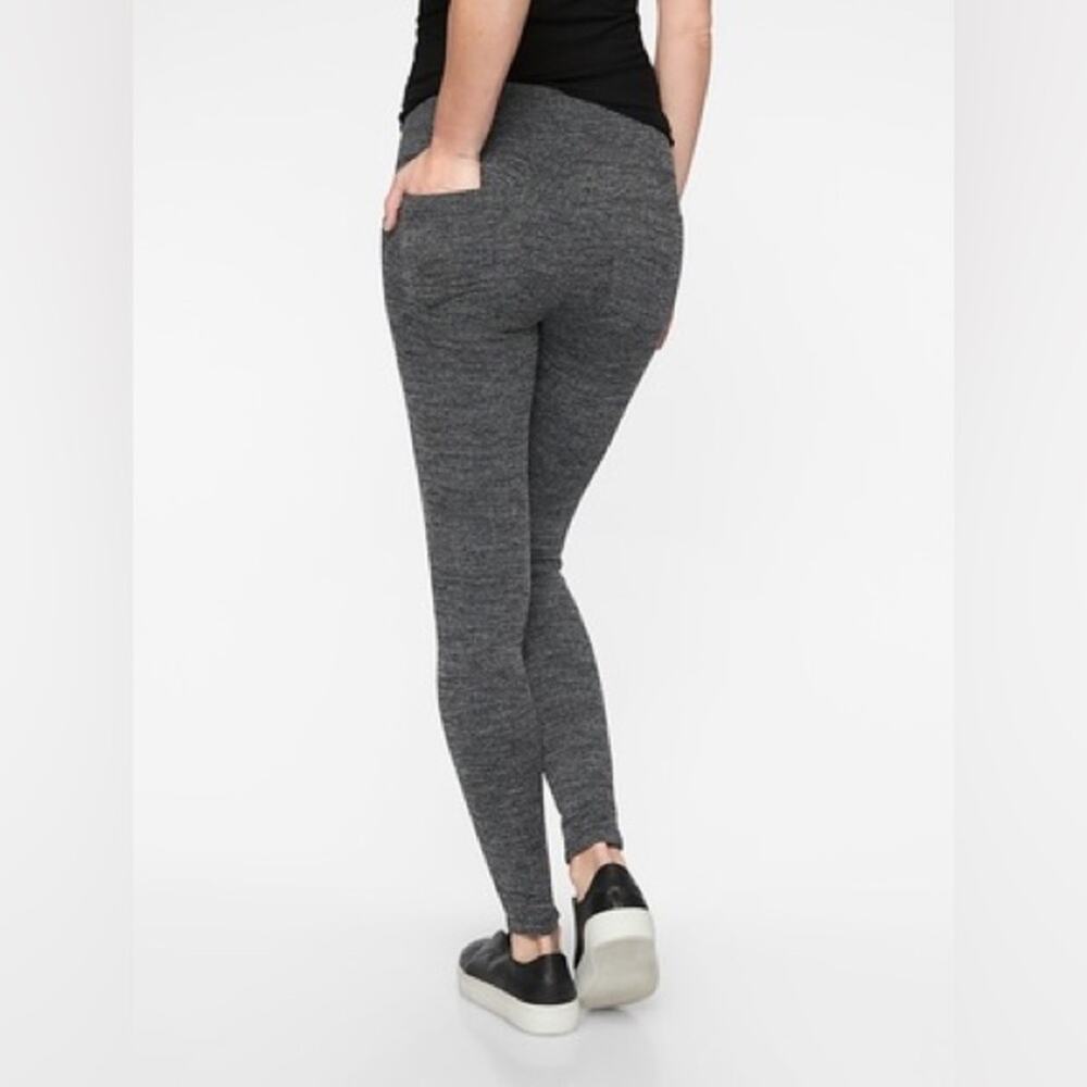 Athleta Metro High Waisted Pocket Leggings Heather Gray Size Large